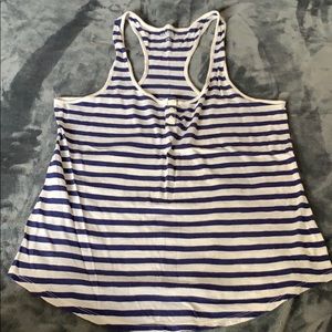 Women’s Old Navy Striped knit razorback tank